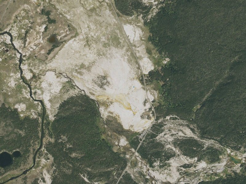 Aerial view of the ground around Fountain Group