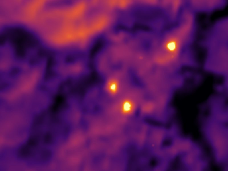 Landsat thermal view of the same ground around Hot Springs