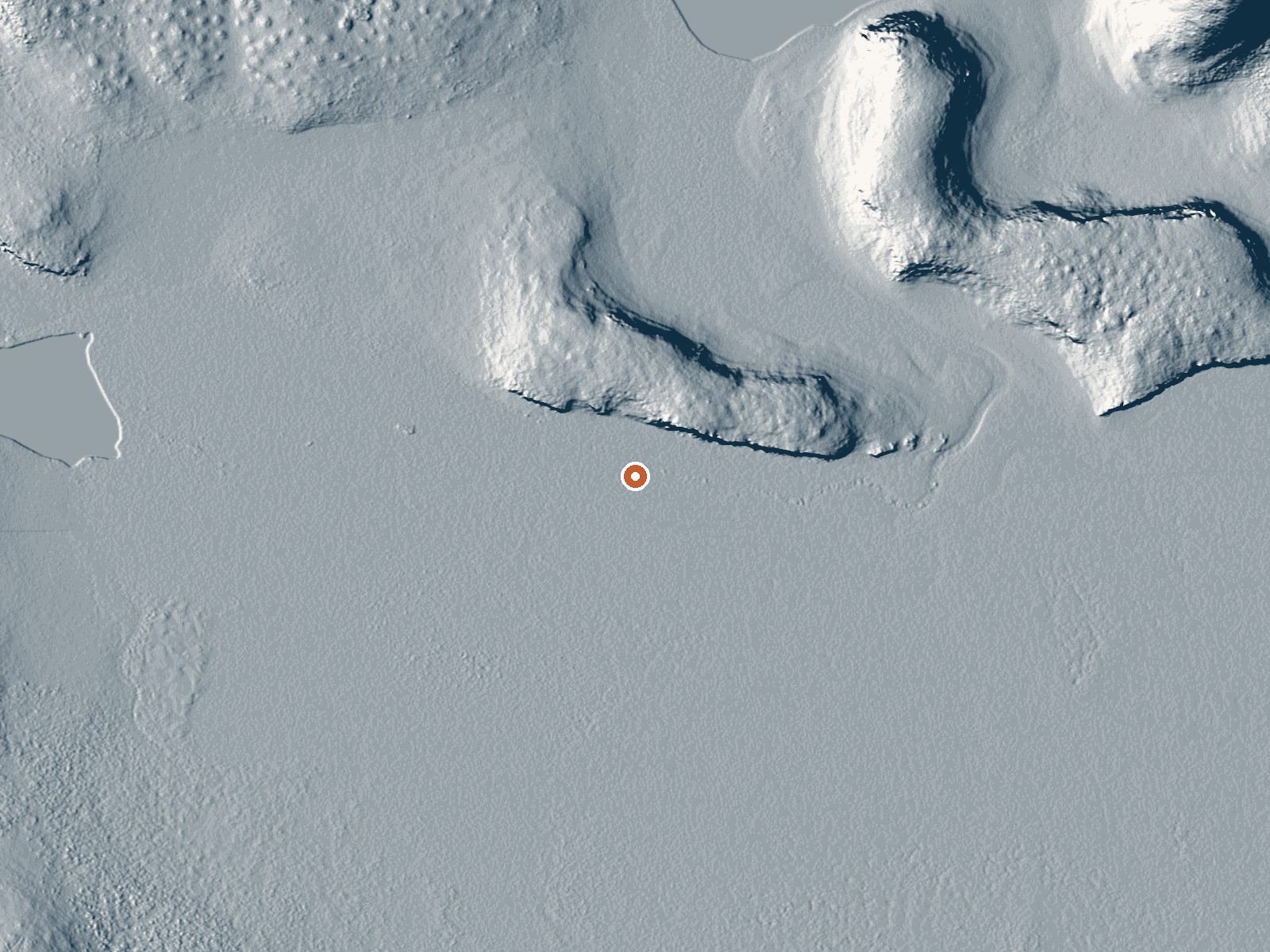 LiDAR bare-earth view of the same ground around Mormon Reservoir Warm Spring