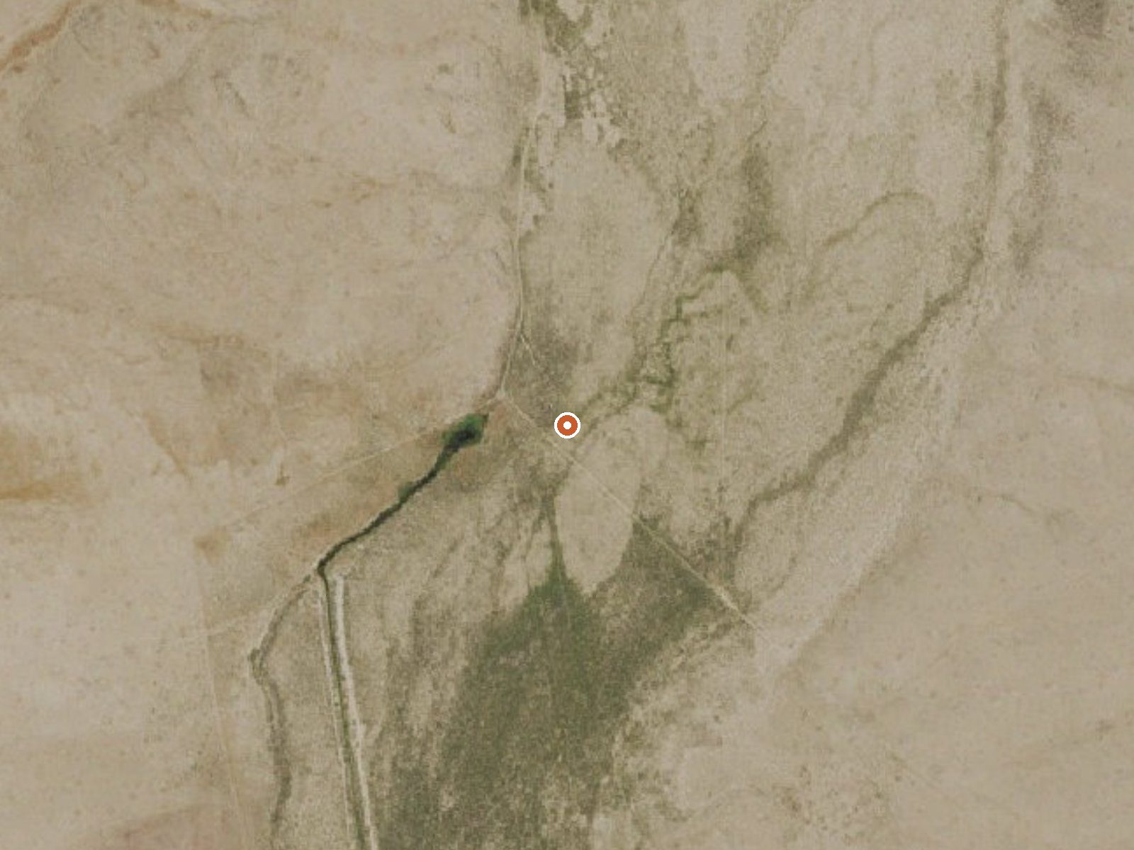 Aerial view of the ground around Big Blue Spring