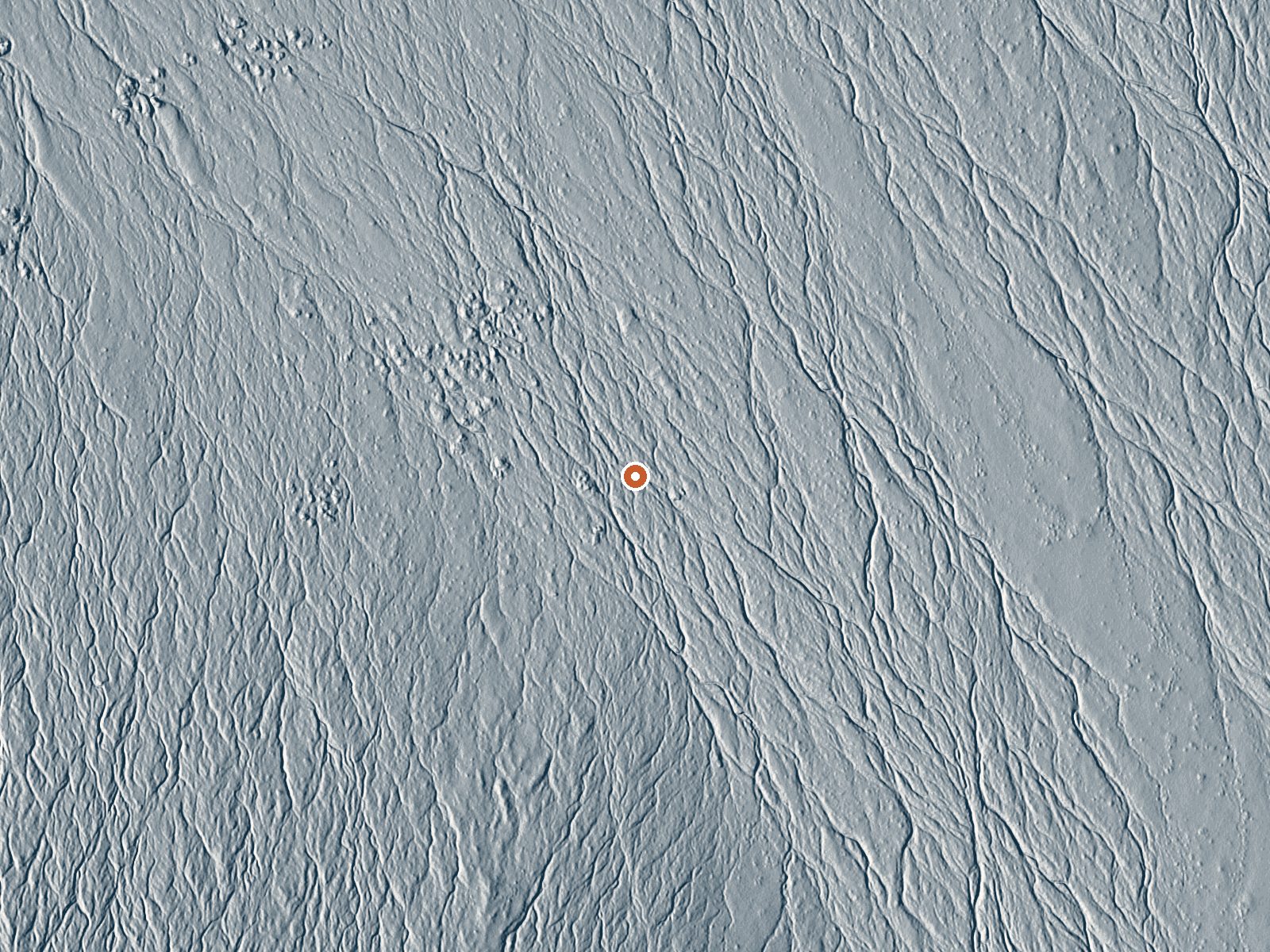 LiDAR bare-earth view of the same ground around Spring