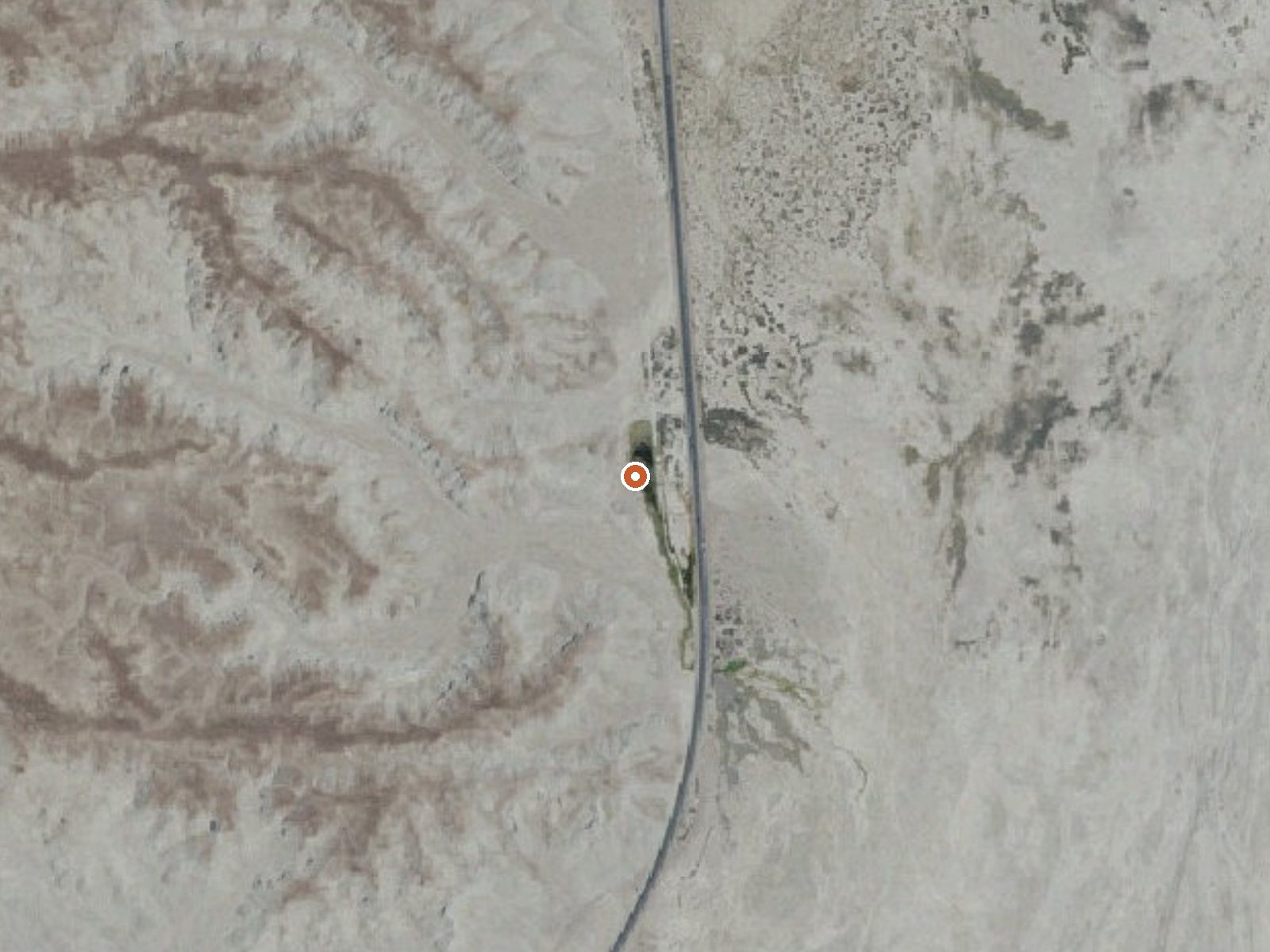 Aerial view of the ground around Springs