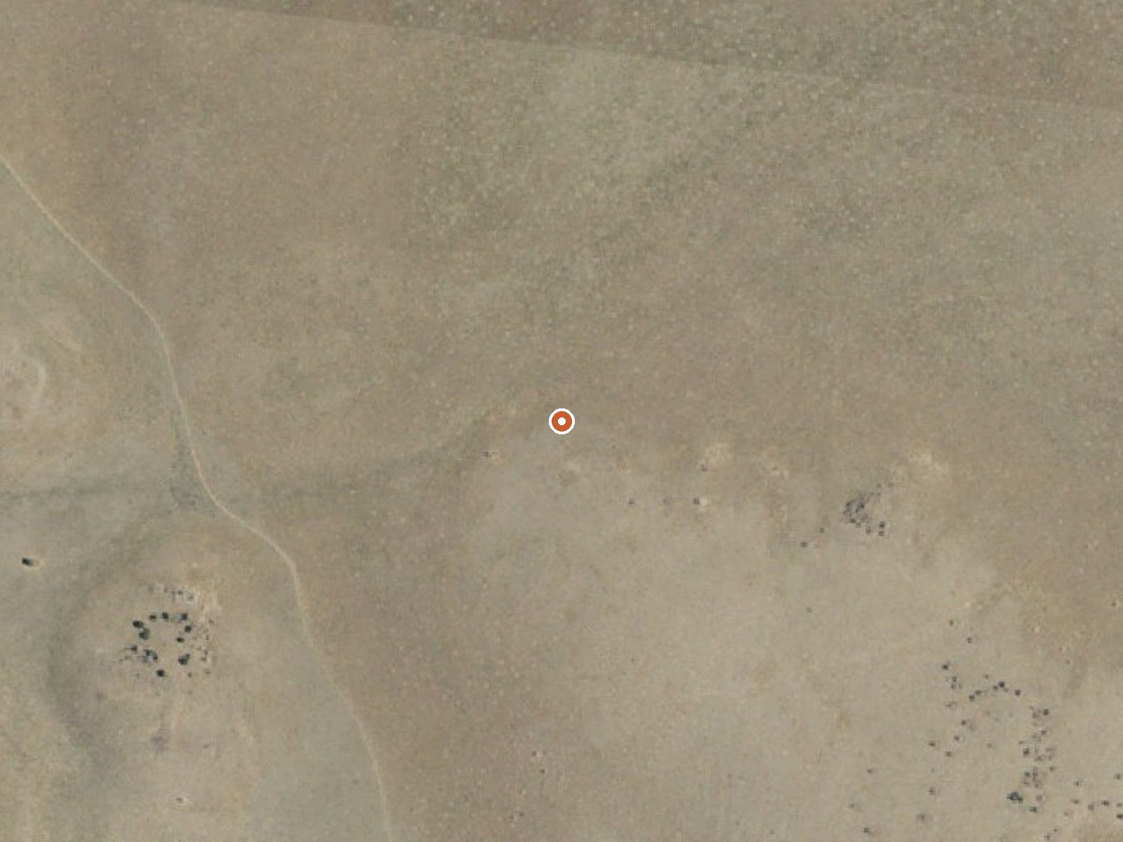 Aerial view of the ground around Springs At Tecolote Tunnel