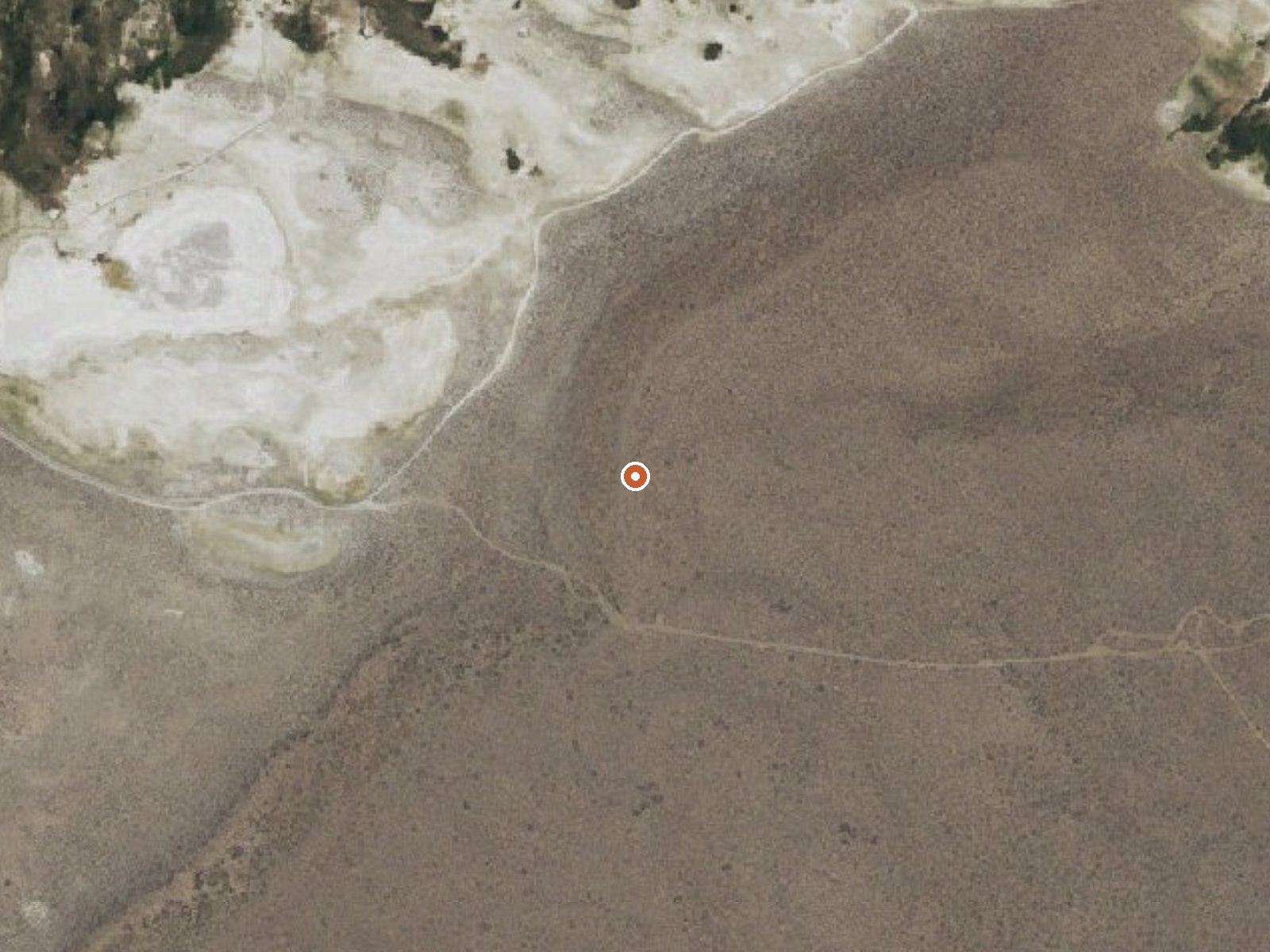 Aerial view of the ground around Wild Willy's Hot Springs