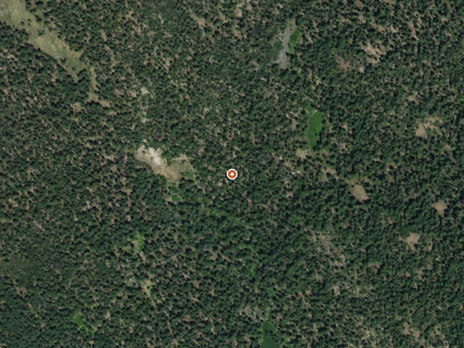 Aerial view of the ground around Terminal Geyser