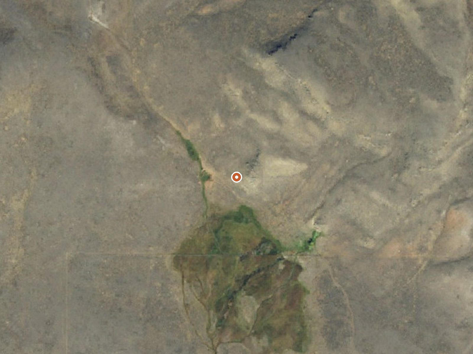 Aerial view of the ground around Andersons Pasture Springs