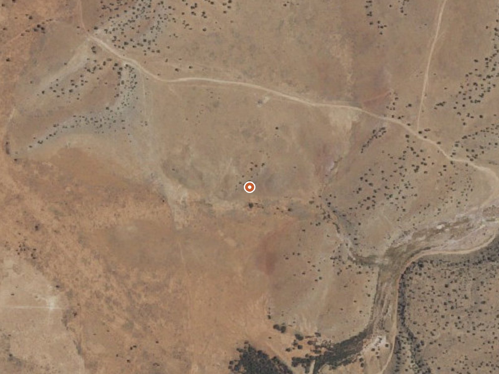 Aerial view of the ground around Spring