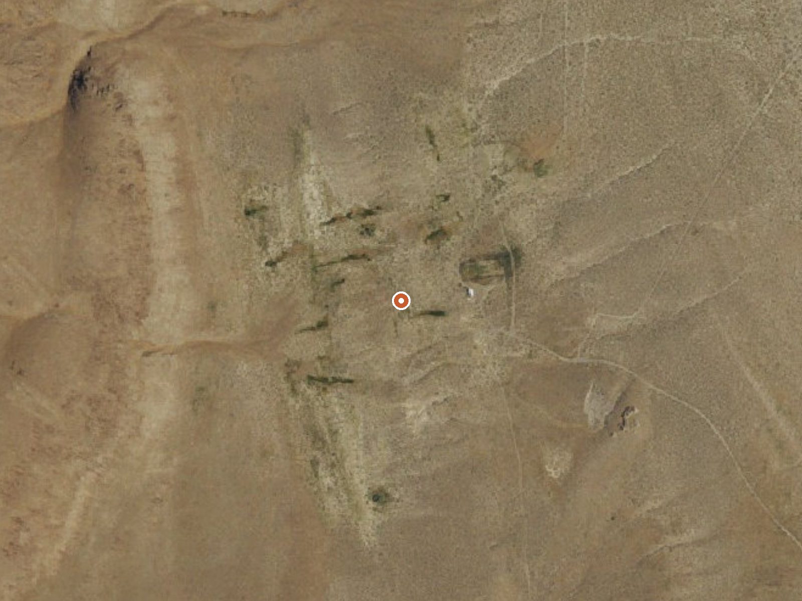 Aerial view of the ground around Boiling Springs