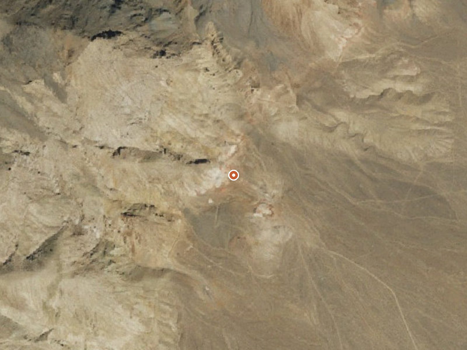 Aerial view of the ground around Senator Fumaroles