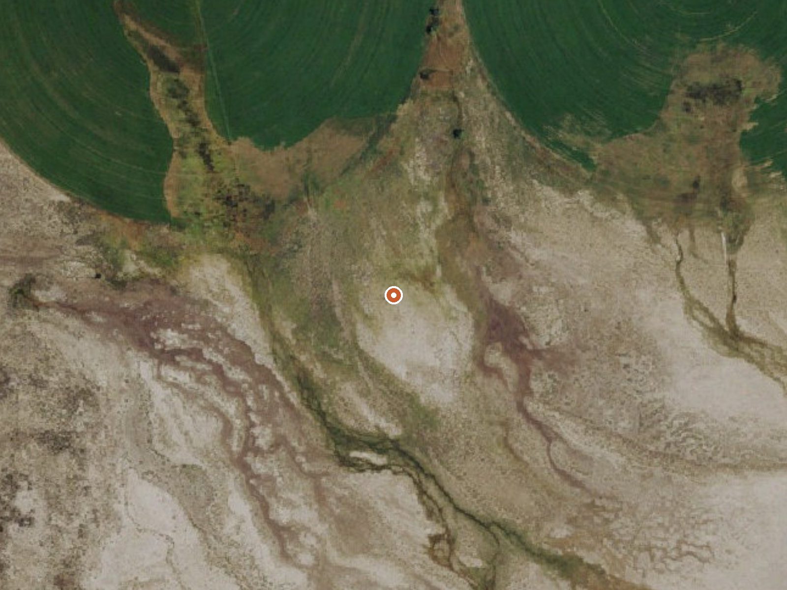 Aerial view of the ground around Spring
