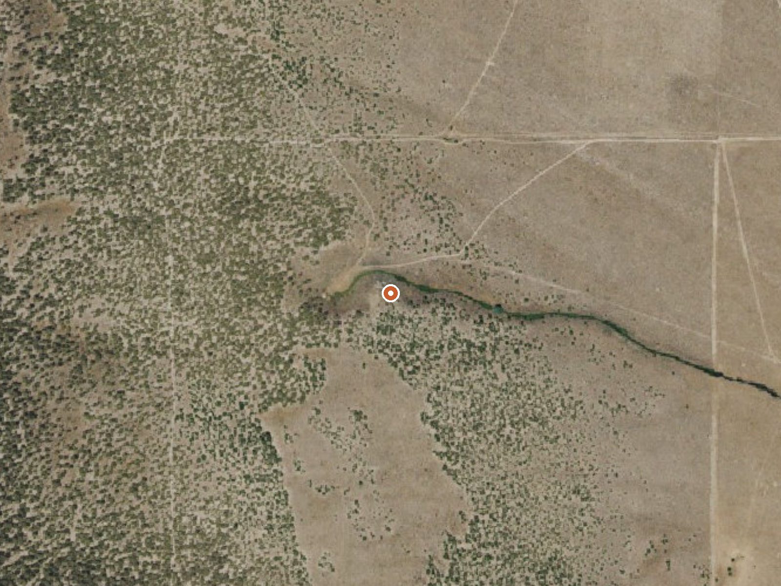 Aerial view of the ground around Spring