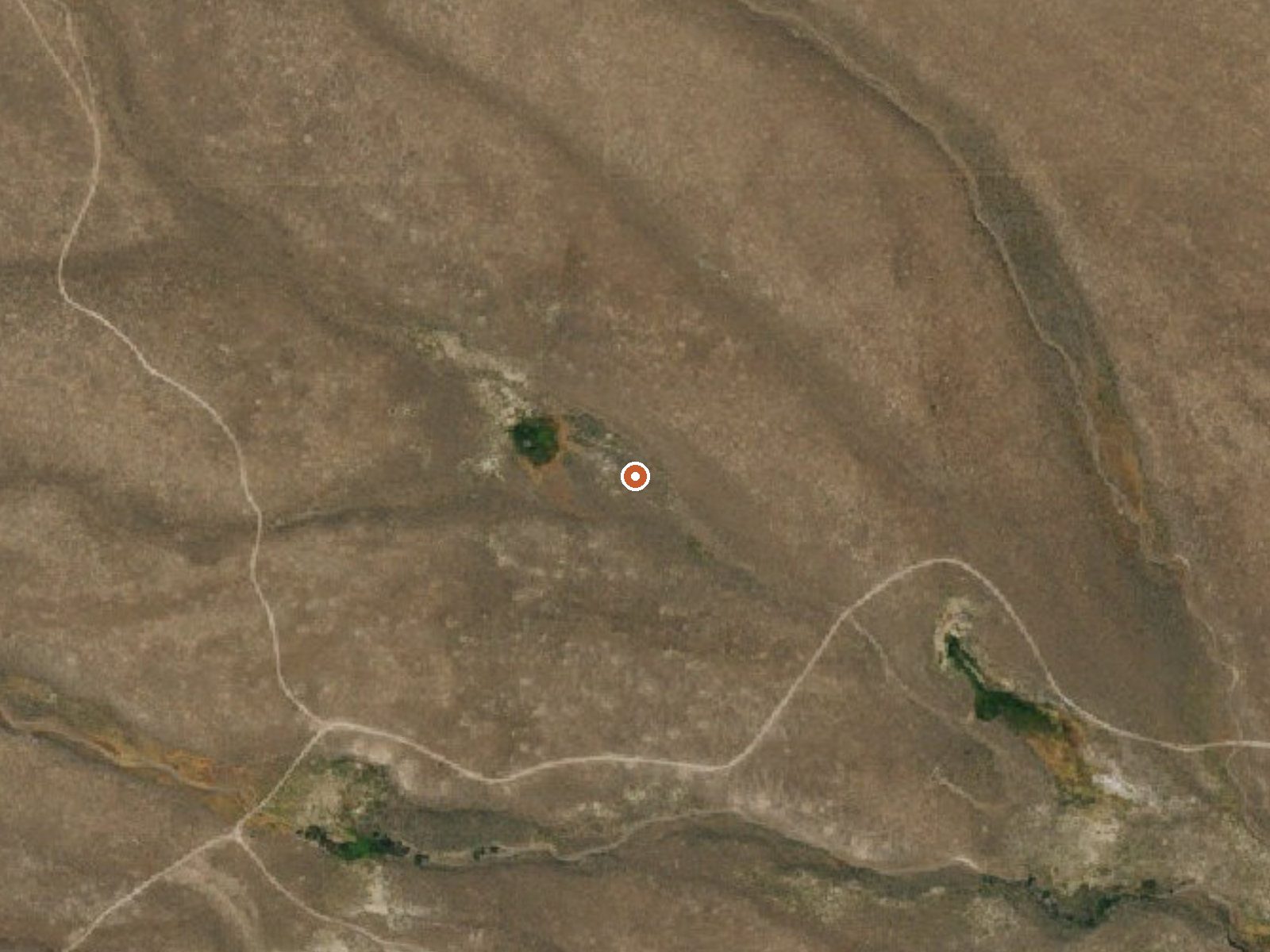 Aerial view of the ground around Spring (Hot)