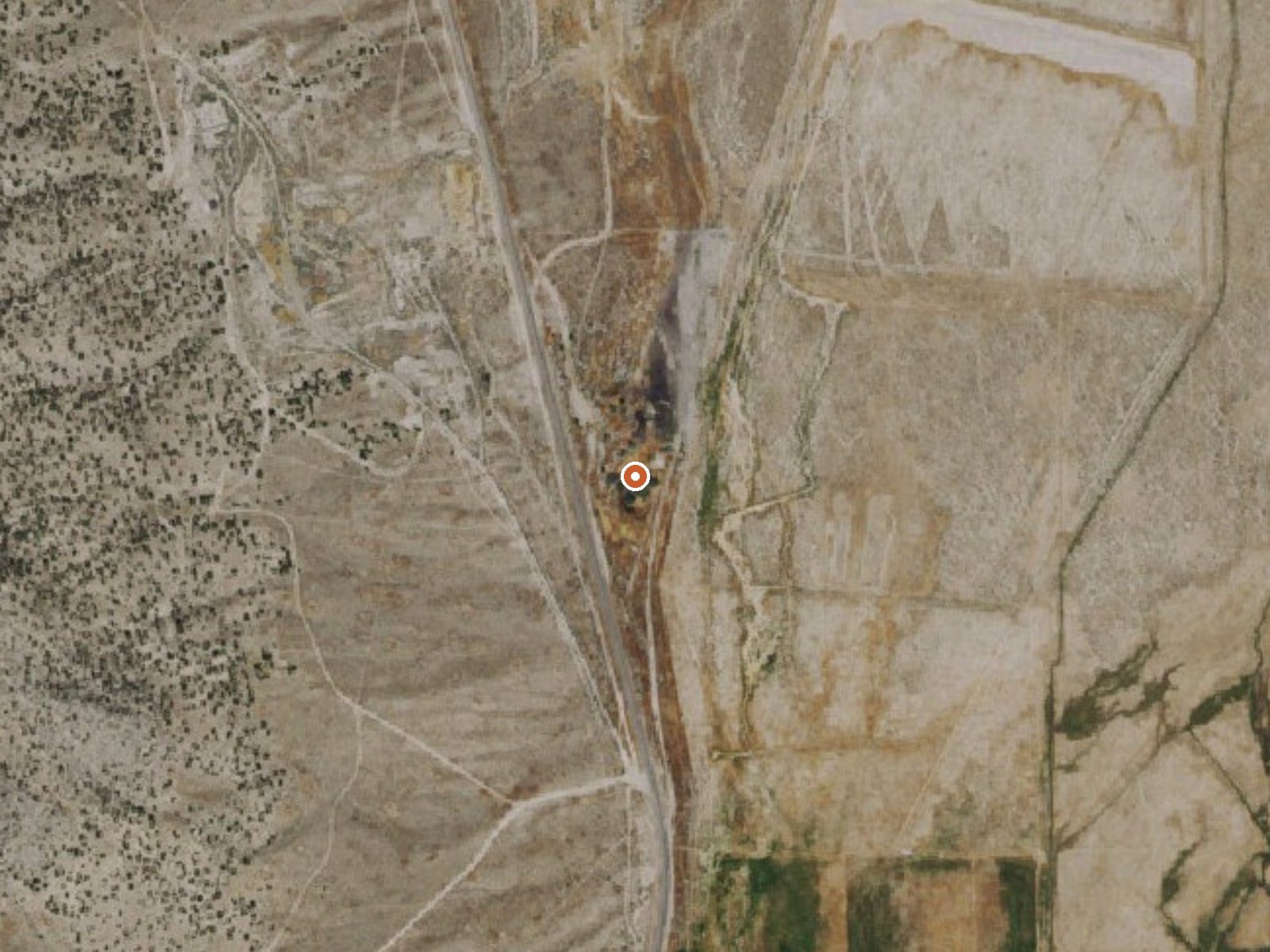 Aerial view of the ground around Lackawanna Hot Springs