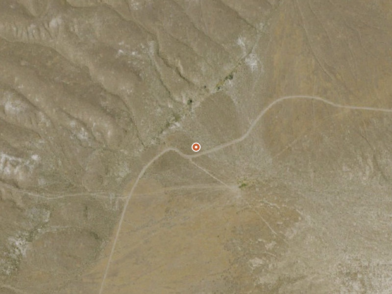 Aerial view of the ground around Sulphur Spring