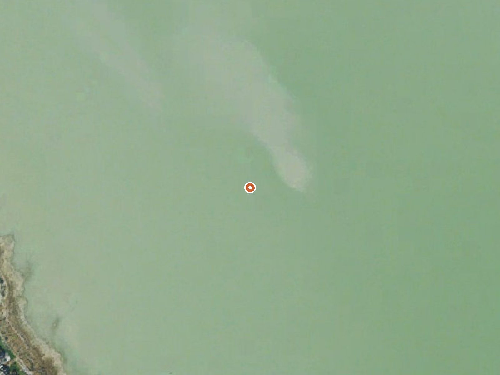 Aerial view of the ground around Fault Zone Spring